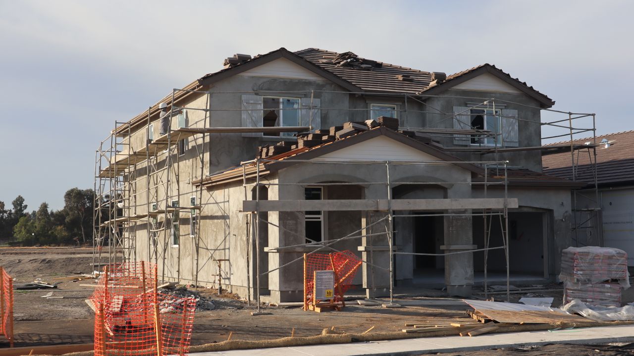 a home under construction